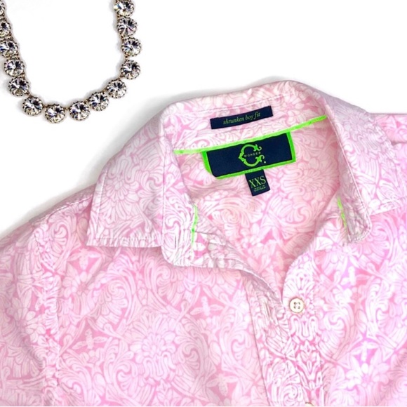 C. Wonder Tops - C. Wonder Bumblebee Paisley  Button Down Top